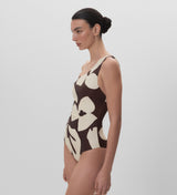 Bañador escote asimétrico