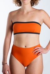 BIKINI TOP BANDEAU ISLA NARANJA