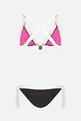 BIKINI TOP TRIANGLE ISLA GRIS