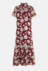 Celia Bordeaux Dress