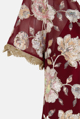 Celia Bordeaux Dress