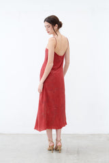 Ecoprint Orange Dress Natural Dye - Pre Order