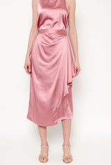 Falda Cruzada Envolvente Sara Rosa