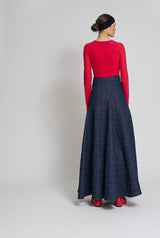 FALDA DENIM VENTANAS