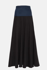 Falda Guadalupe Marino-Negro