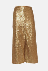 Falda Radziwill lentejuela dorada
