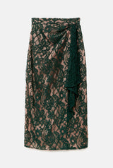 Falda Sara Verde Oscuro