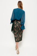 Falda Sara Verde Oscuro