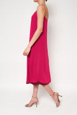 Flor Reversible Midi Burgundy/Fucsia
