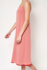 Flor Reversible Midi Orange/Light Pink