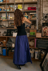 Frida Dress Black/Navy