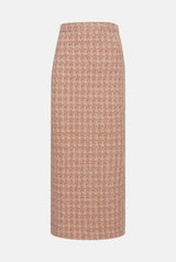 Garbo Midi Tweed Rosa