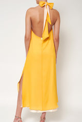 Halter Reversible Extra Long Cream/Yellow
