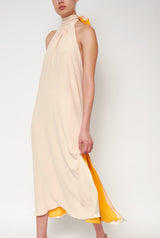 Halter Reversible Extra Long Cream/Yellow