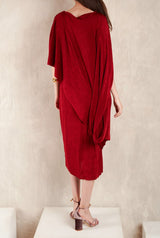 Marlene Dress Guinda - preorder 15 dias