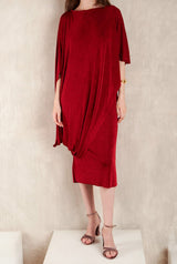 Marlene Dress Guinda - preorder 15 dias