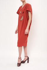 Mencia dress caramel