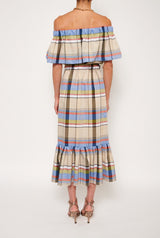 Miranda skirt cuadros hilo