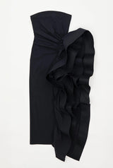 One side ruffle dress PRE-ORDER