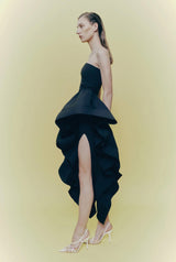 One side ruffle dress PRE-ORDER