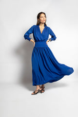 Vestido Beatriz azul Klein