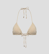 Top de bikini textura triangular