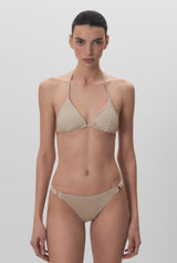 Top de bikini textura triangular