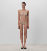 Top de bikini textura triangular