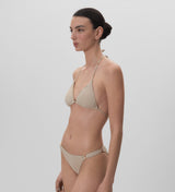 Top de bikini textura triangular