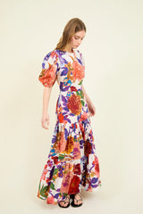 VESTIDO GABRIELLA MAXI FLOR BLANCO