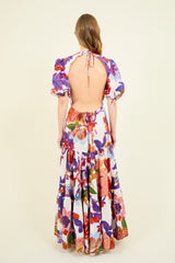 VESTIDO GABRIELLA MAXI FLOR BLANCO