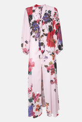 Vestido manga larga flores acuareladas PRE-ORDER