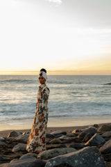 Vestido Marieta largo palmeras