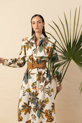 Vestido Marieta largo palmeras